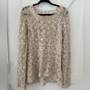 Oversized knit sweater